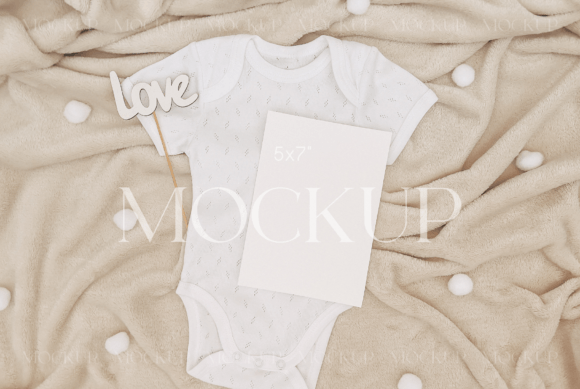 Download 5x7 Baby Shower Mockup, Greeting Card - Card Collection